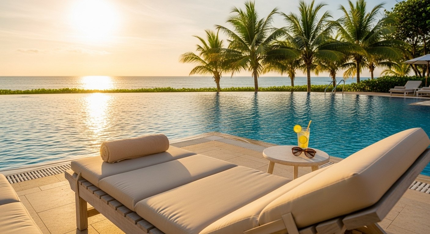 A happy multi-generational family enjoying their vacation at one of the best multi-generational all-inclusive resorts.