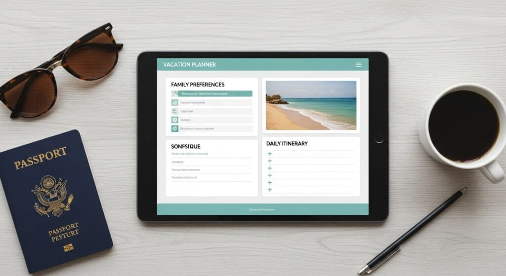 The Ultimate Multi-Generational Vacation Planner from Quillway Travel's Etsy shop.